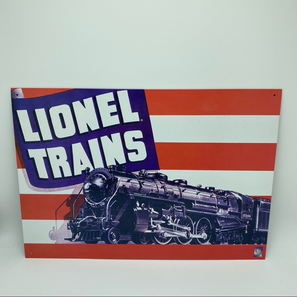 VTG/Retro Style Lionel Trains Metal Tin Sign Collectible 15.75x11”
